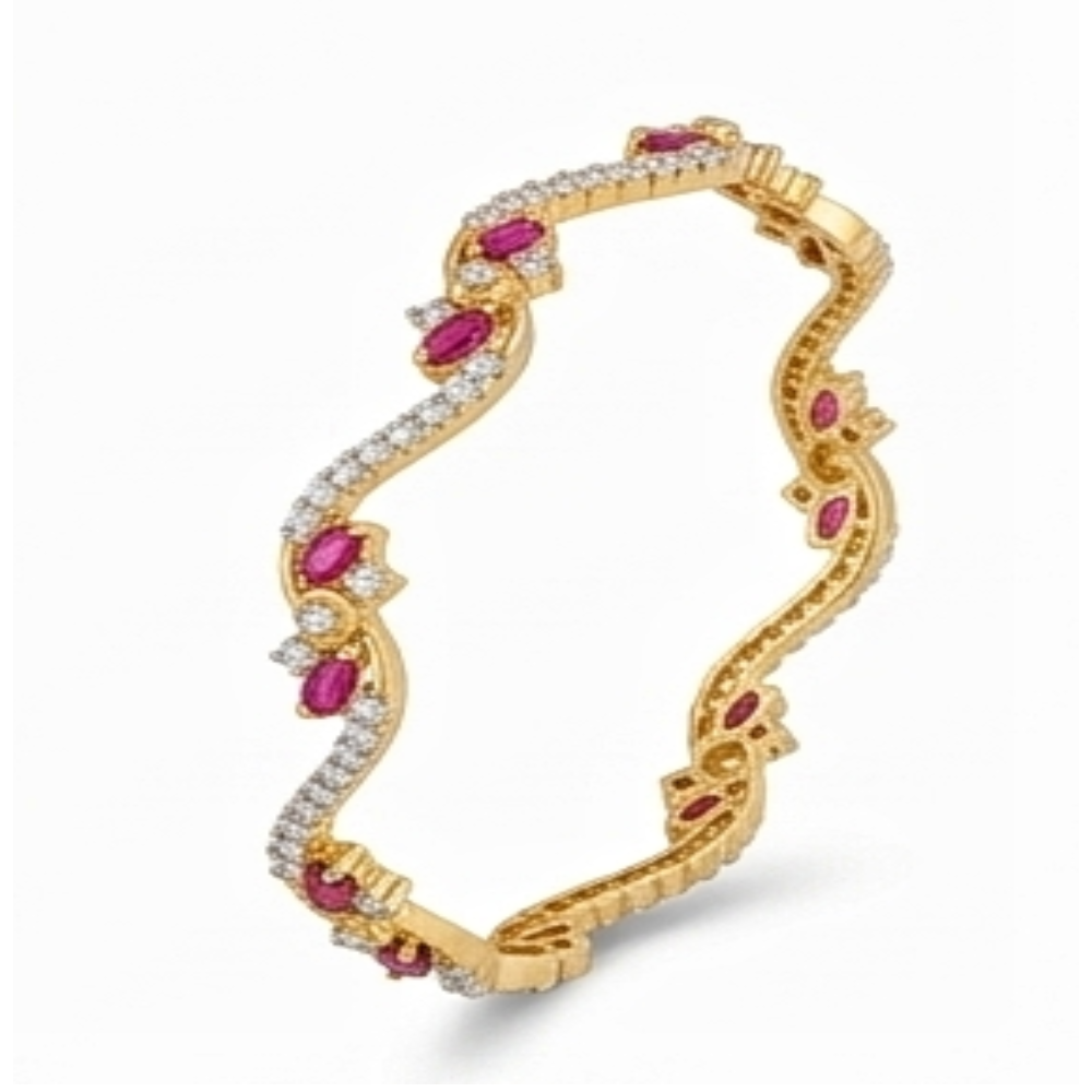 Ruby Wave Bangles